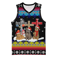 Jesus Is The Reason For The Season Christmas Basketball Jersey Funny Xmas Holiday Patterns - Wonder Print Shop