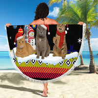 Jesus Is The Reason For The Season Christmas Beach Blanket Funny Xmas Holiday Patterns - Wonder Print Shop