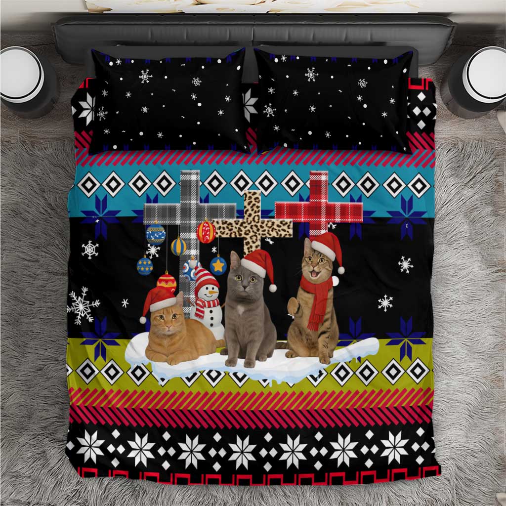 Jesus Is The Reason For The Season Christmas Bedding Set Funny Xmas Holiday Patterns - Wonder Print Shop