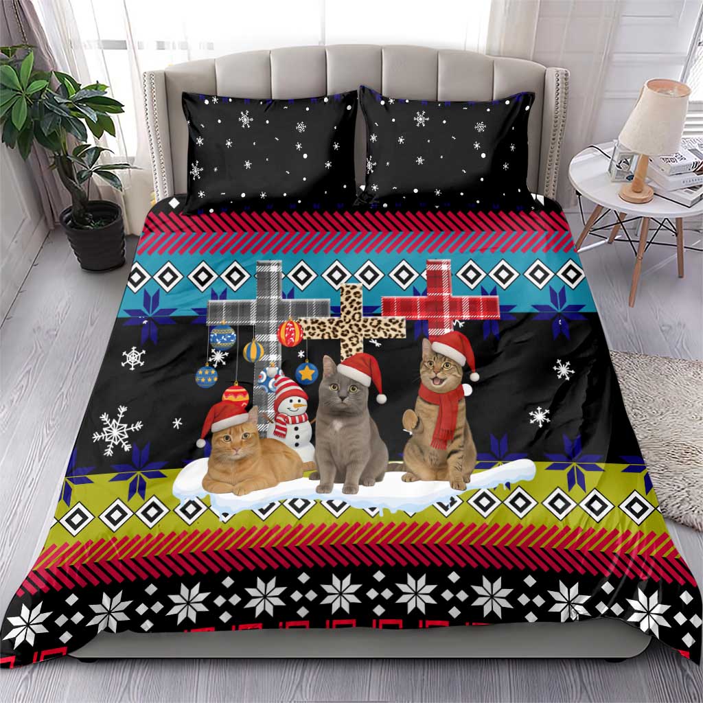 Jesus Is The Reason For The Season Christmas Bedding Set Funny Xmas Holiday Patterns - Wonder Print Shop