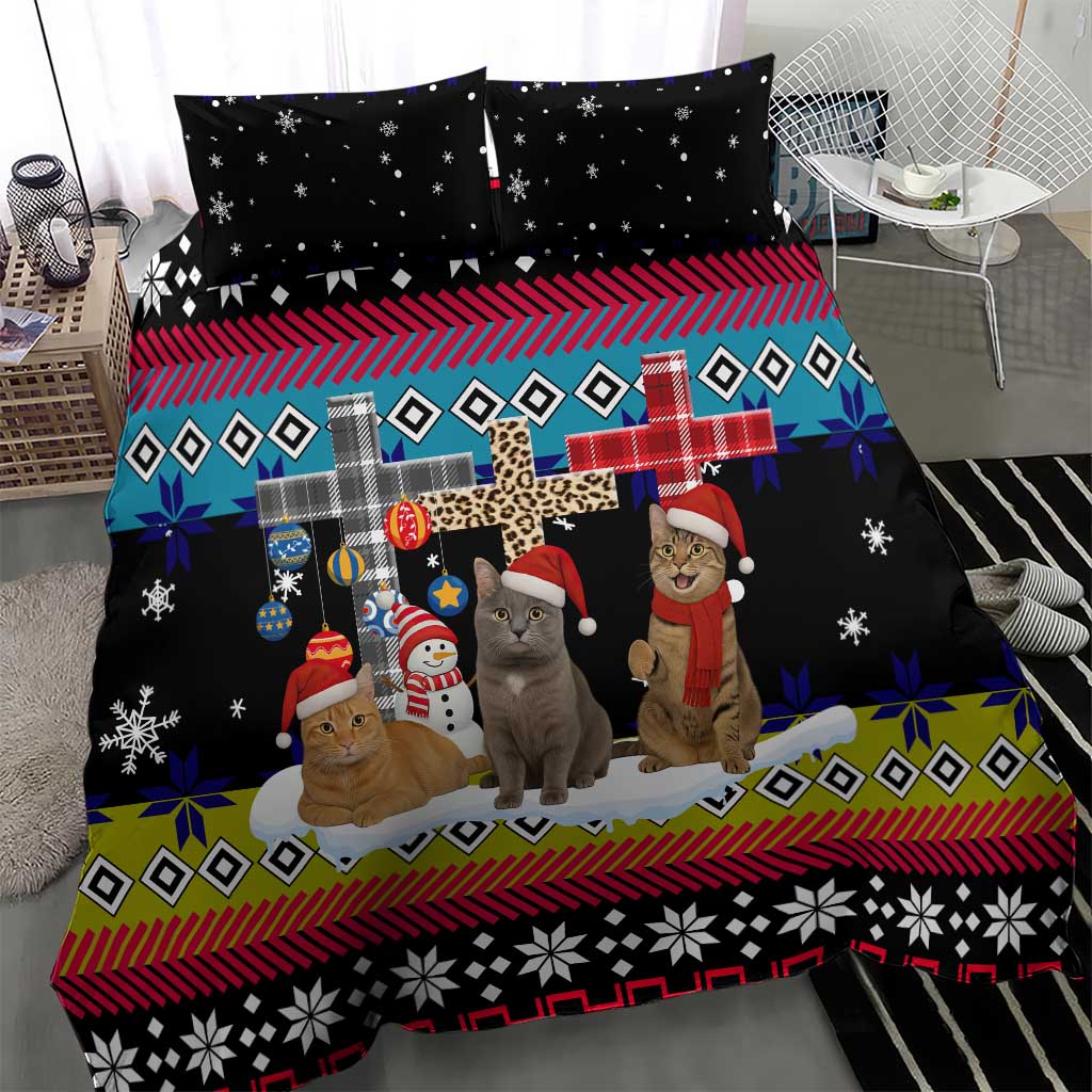 Jesus Is The Reason For The Season Christmas Bedding Set Funny Xmas Holiday Patterns - Wonder Print Shop