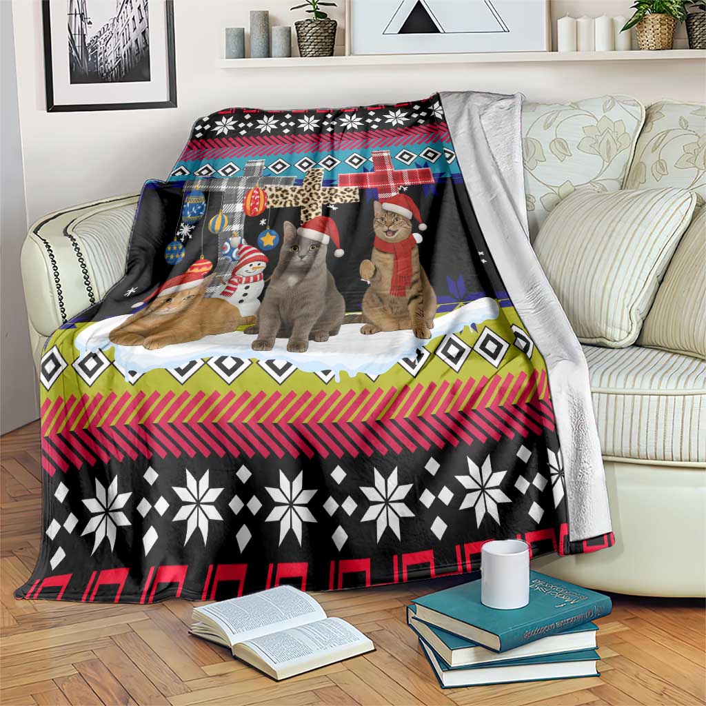 Jesus Is The Reason For The Season Christmas Blanket Funny Xmas Holiday Patterns - Wonder Print Shop