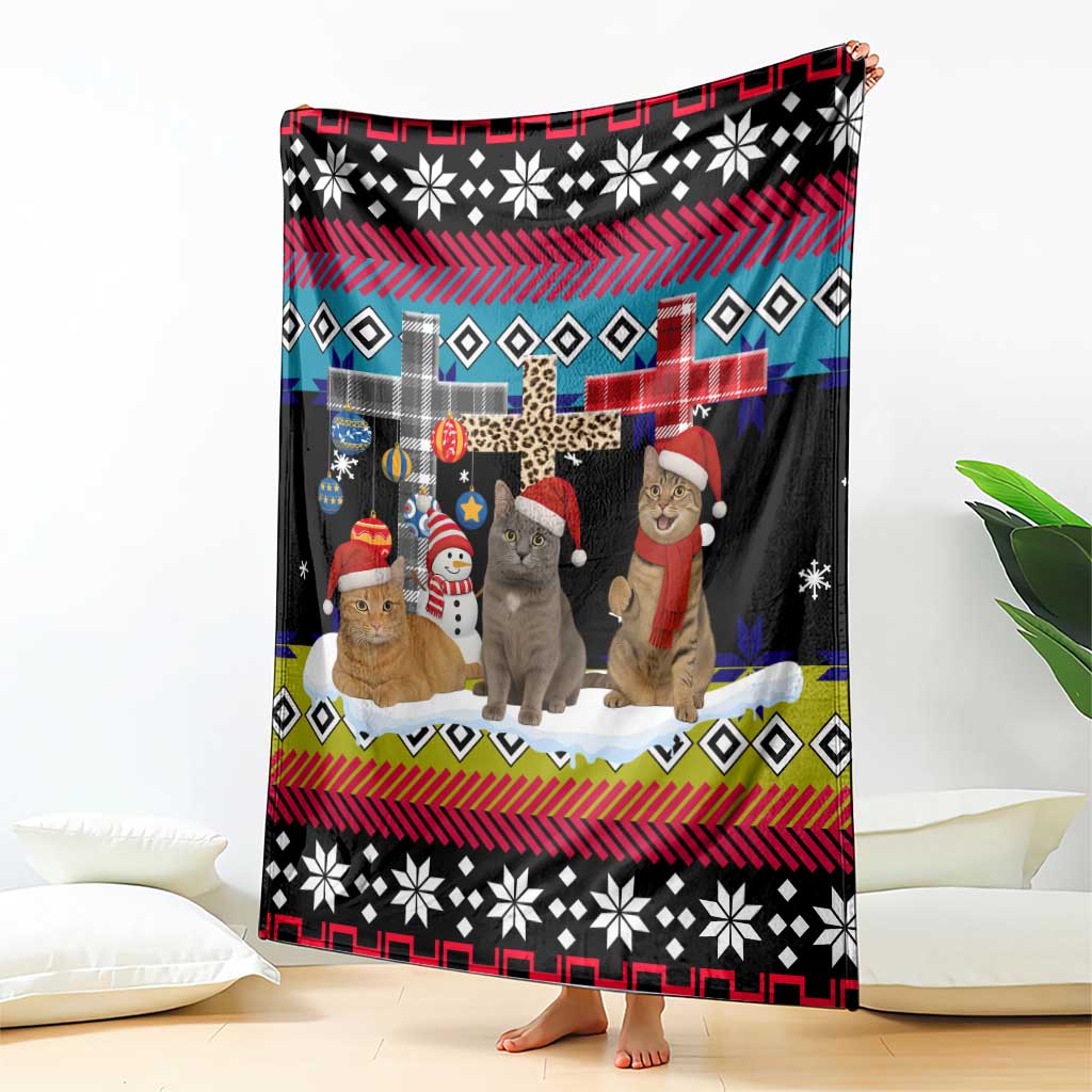 Jesus Is The Reason For The Season Christmas Blanket Funny Xmas Holiday Patterns - Wonder Print Shop