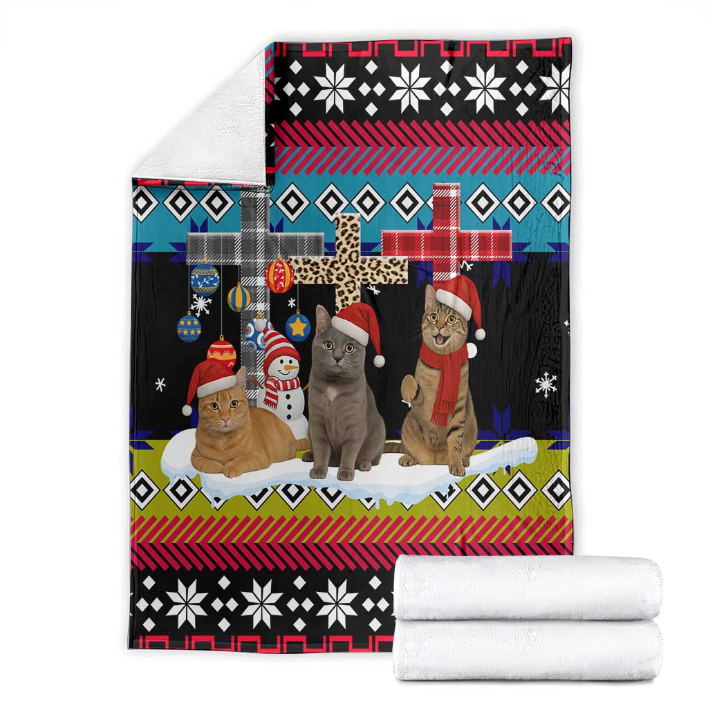 Jesus Is The Reason For The Season Christmas Blanket Funny Xmas Holiday Patterns - Wonder Print Shop