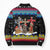 Jesus Is The Reason For The Season Christmas Bomber Puffer Jacket Funny Xmas Holiday Patterns - Wonder Print Shop