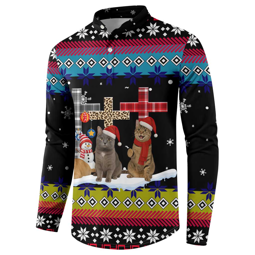 Jesus Is The Reason For The Season Christmas Button Sweatshirt Funny Xmas Holiday Patterns - Wonder Print Shop