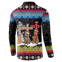Jesus Is The Reason For The Season Christmas Button Sweatshirt Funny Xmas Holiday Patterns - Wonder Print Shop