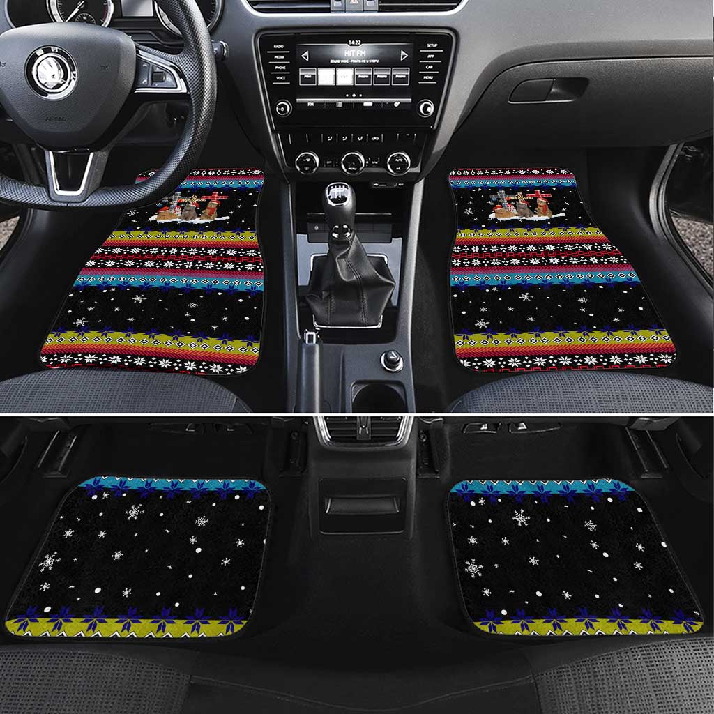 Jesus Is The Reason For The Season Christmas Car Mats Funny Xmas Holiday Patterns - Wonder Print Shop