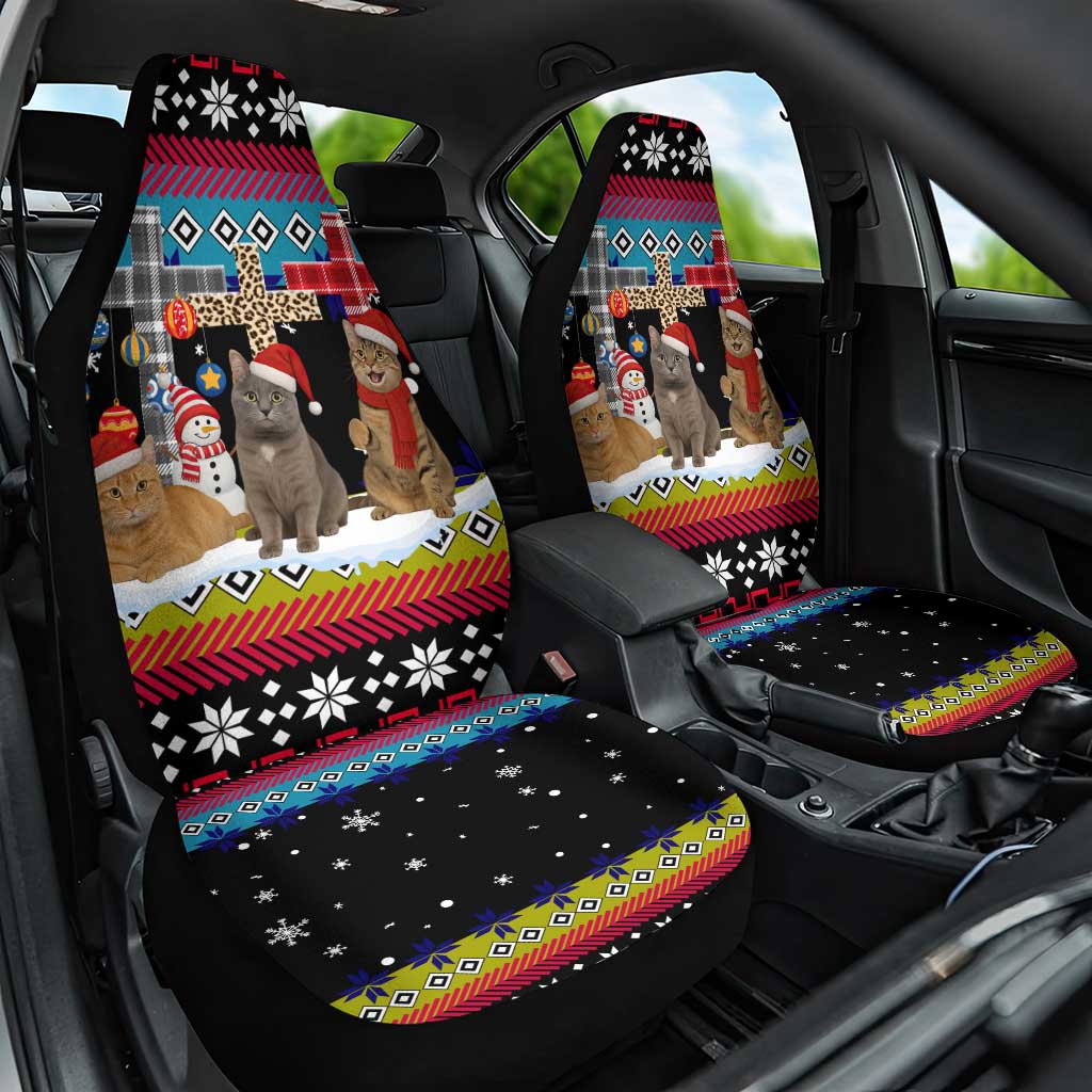 Jesus Is The Reason For The Season Christmas Car Seat Cover Funny Xmas Holiday Patterns - Wonder Print Shop