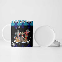Jesus Is The Reason For The Season Christmas Ceramic Mug Funny Xmas Holiday Patterns - Wonder Print Shop