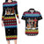 Jesus Is The Reason For The Season Christmas Couples Matching Long Sleeve Bodycon Dress and Hawaiian Shirt Funny Xmas Holiday Patterns - Wonder Print Shop