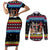 Jesus Is The Reason For The Season Christmas Couples Matching Short Sleeve Bodycon Dress and Long Sleeve Button Shirt Funny Xmas Holiday Patterns - Wonder Print Shop