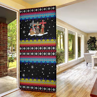Jesus Is The Reason For The Season Christmas Door Cover Funny Xmas Holiday Patterns - Wonder Print Shop