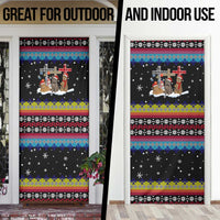 Jesus Is The Reason For The Season Christmas Door Cover Funny Xmas Holiday Patterns - Wonder Print Shop
