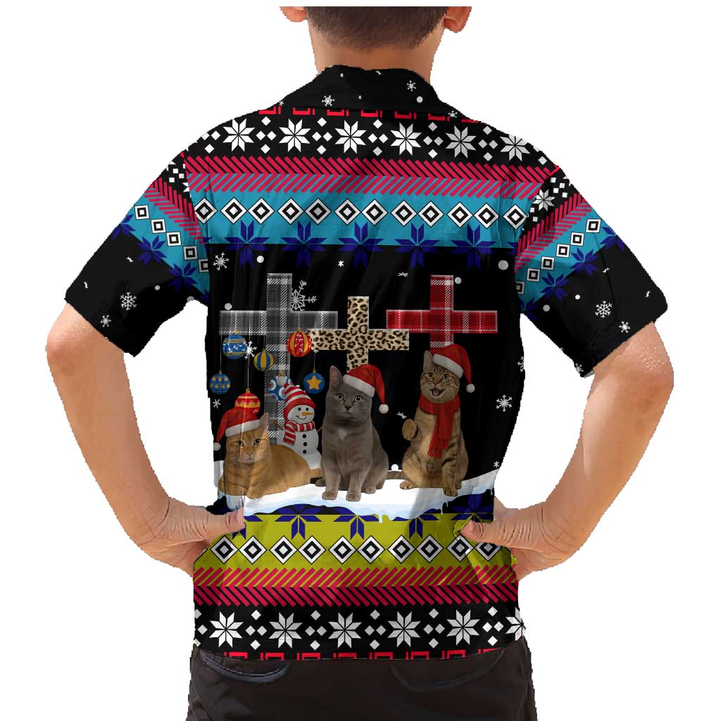 Jesus Is The Reason For The Season Christmas Family Matching Mermaid Dress and Hawaiian Shirt Funny Xmas Holiday Patterns - Wonder Print Shop