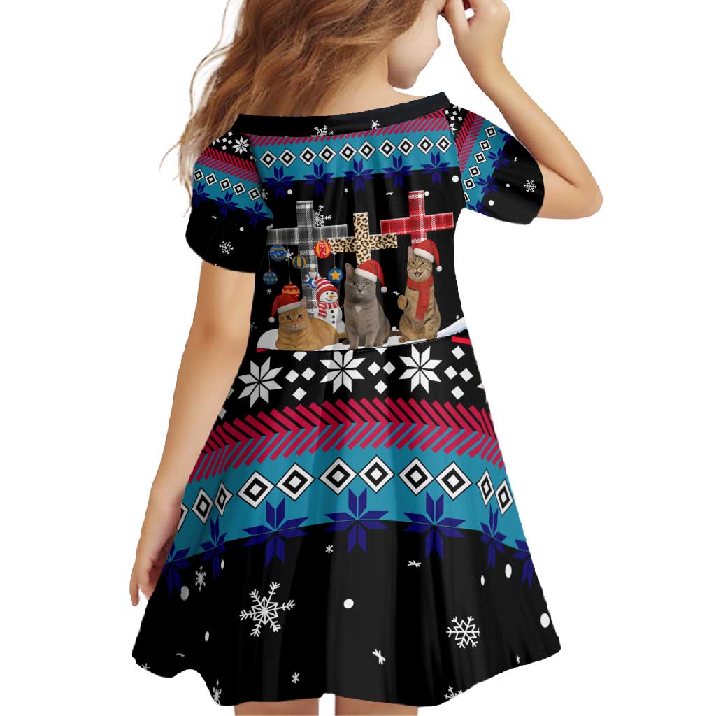 Jesus Is The Reason For The Season Christmas Family Matching Mermaid Dress and Hawaiian Shirt Funny Xmas Holiday Patterns - Wonder Print Shop