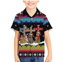 Jesus Is The Reason For The Season Christmas Family Matching Mermaid Dress and Hawaiian Shirt Funny Xmas Holiday Patterns - Wonder Print Shop