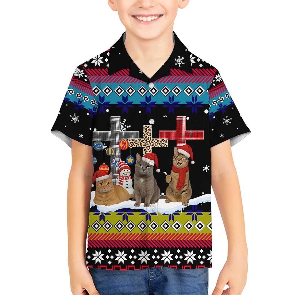 Jesus Is The Reason For The Season Christmas Family Matching Summer Maxi Dress and Hawaiian Shirt Funny Xmas Holiday Patterns - Wonder Print Shop