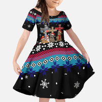 Jesus Is The Reason For The Season Christmas Family Matching Tank Maxi Dress and Hawaiian Shirt Funny Xmas Holiday Patterns - Wonder Print Shop