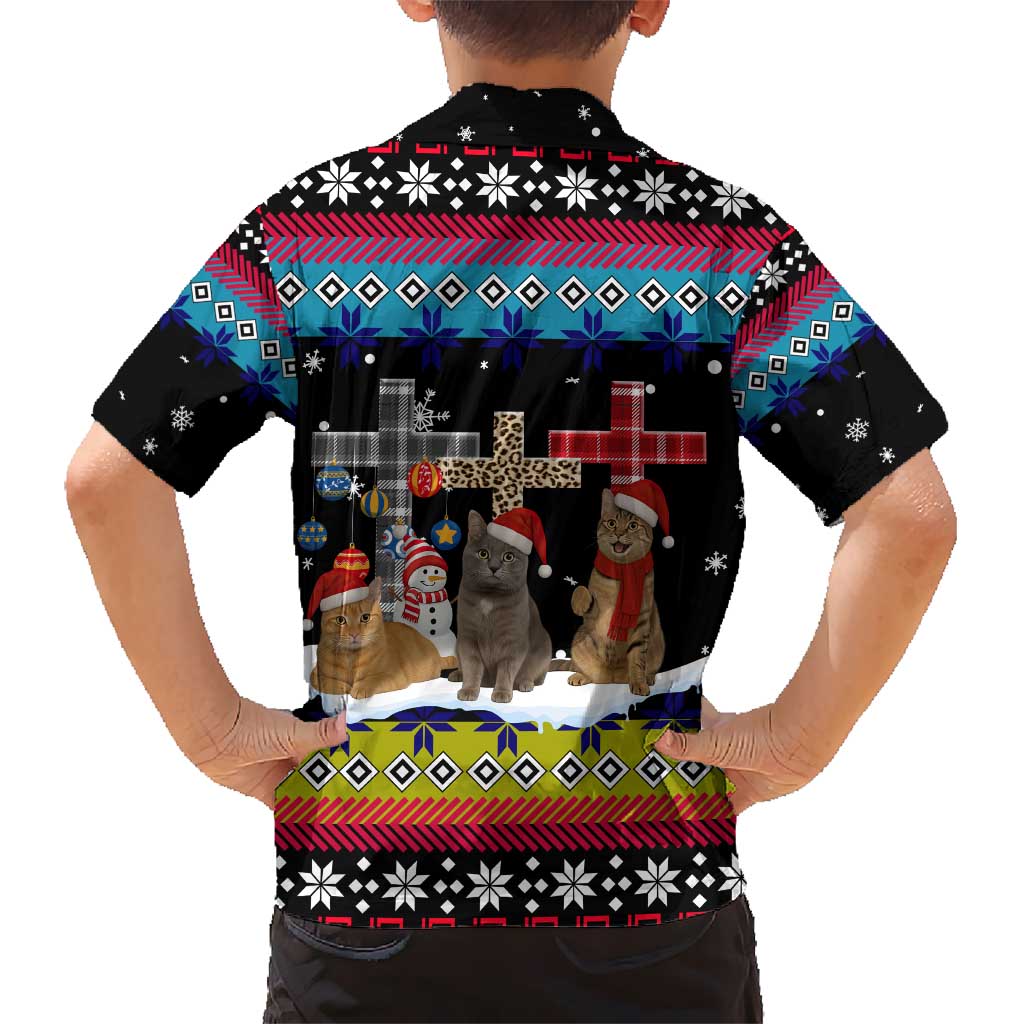 Jesus Is The Reason For The Season Christmas Hawaiian Shirt Funny Xmas Holiday Patterns - Wonder Print Shop