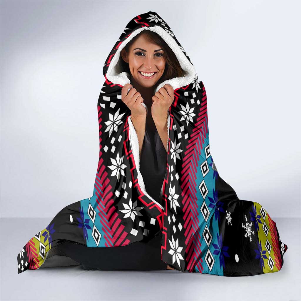 Jesus Is The Reason For The Season Christmas Hooded Blanket Funny Xmas Holiday Patterns - Wonder Print Shop