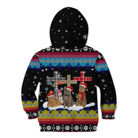 Jesus Is The Reason For The Season Christmas Kid Hoodie Funny Xmas Holiday Patterns - Wonder Print Shop