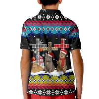 Jesus Is The Reason For The Season Christmas Kid Polo Shirt Funny Xmas Holiday Patterns - Wonder Print Shop