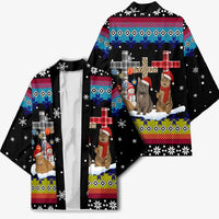 Jesus Is The Reason For The Season Christmas Kimono Funny Xmas Holiday Patterns - Wonder Print Shop