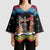 Jesus Is The Reason For The Season Christmas Kimono Sleeve Blouse Funny Xmas Holiday Patterns - Wonder Print Shop