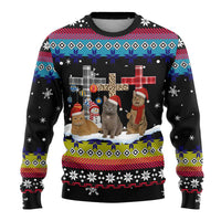 Jesus Is The Reason For The Season Christmas Ugly Christmas Sweater Funny Xmas Holiday Patterns - Wonder Print Shop