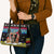 Jesus Is The Reason For The Season Christmas Leather Bag Funny Xmas Holiday Patterns - Wonder Print Shop