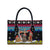 Jesus Is The Reason For The Season Christmas Leather Bag Funny Xmas Holiday Patterns - Wonder Print Shop