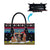 Jesus Is The Reason For The Season Christmas Leather Bag Funny Xmas Holiday Patterns - Wonder Print Shop