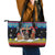 Jesus Is The Reason For The Season Christmas Leather Tote Bag Funny Xmas Holiday Patterns - Wonder Print Shop