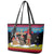 Jesus Is The Reason For The Season Christmas Leather Tote Bag Funny Xmas Holiday Patterns - Wonder Print Shop