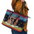 Jesus Is The Reason For The Season Christmas Leather Tote Bag Funny Xmas Holiday Patterns - Wonder Print Shop