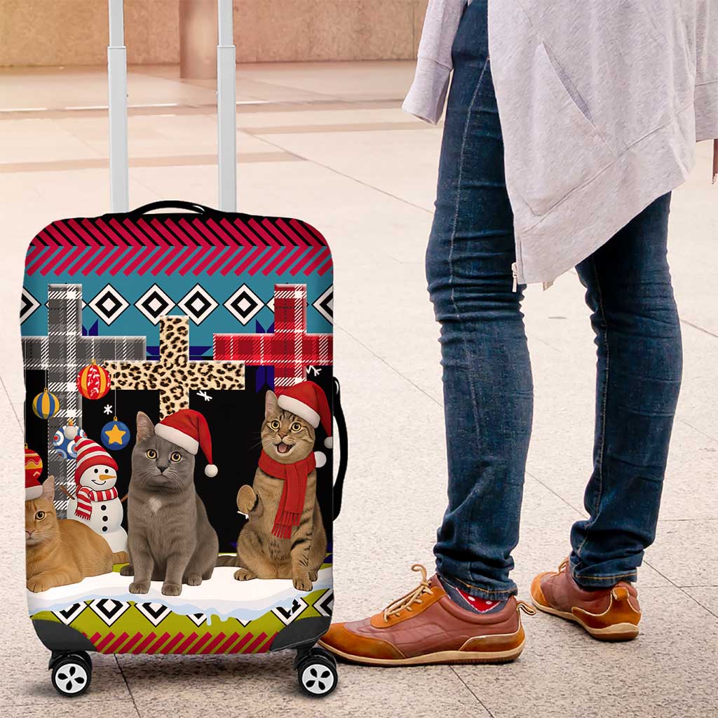 Jesus Is The Reason For The Season Christmas Luggage Cover Funny Xmas Holiday Patterns - Wonder Print Shop
