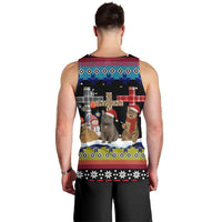 Jesus Is The Reason For The Season Christmas Men Tank Top Funny Xmas Holiday Patterns - Wonder Print Shop