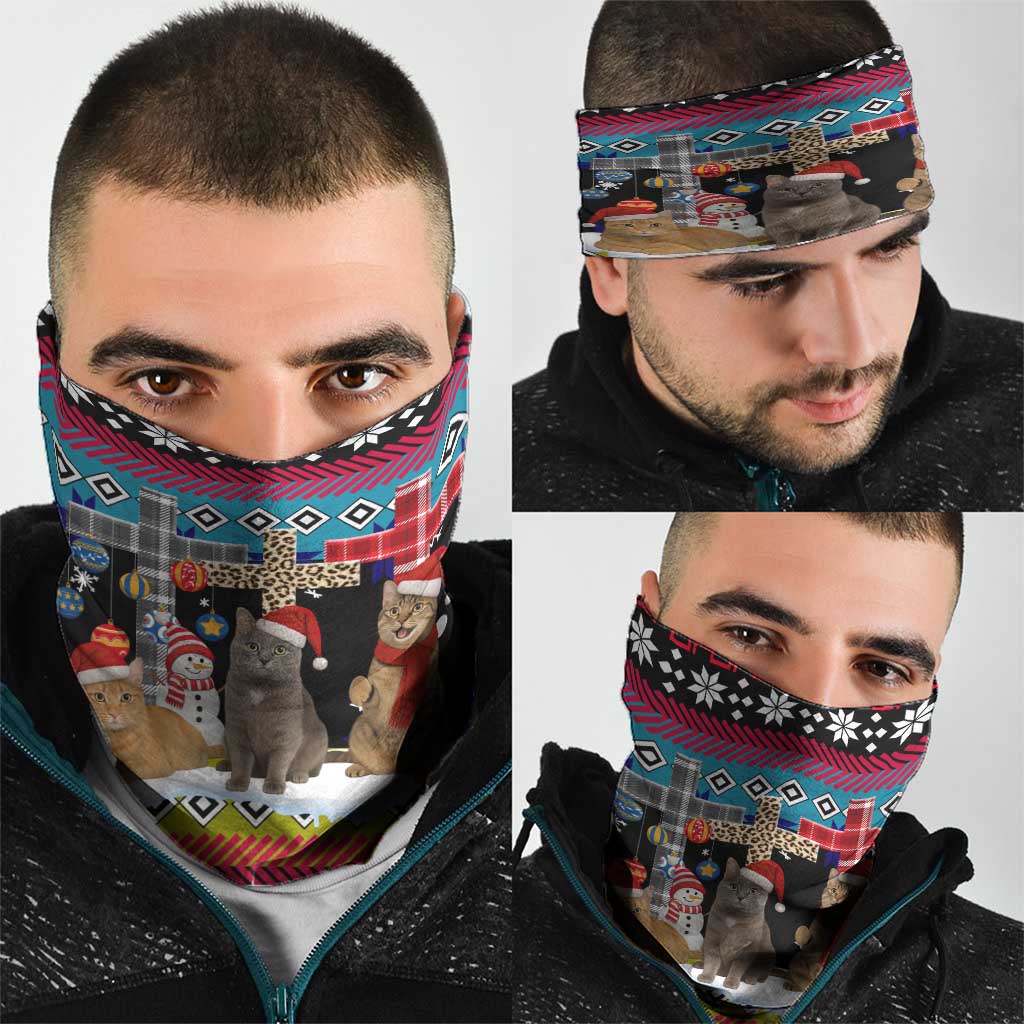 Jesus Is The Reason For The Season Christmas Neck Gaiter Funny Xmas Holiday Patterns - Wonder Print Shop