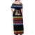 Jesus Is The Reason For The Season Christmas Off Shoulder Maxi Dress Funny Xmas Holiday Patterns - Wonder Print Shop