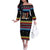 Jesus Is The Reason For The Season Christmas Off The Shoulder Long Sleeve Dress Funny Xmas Holiday Patterns - Wonder Print Shop