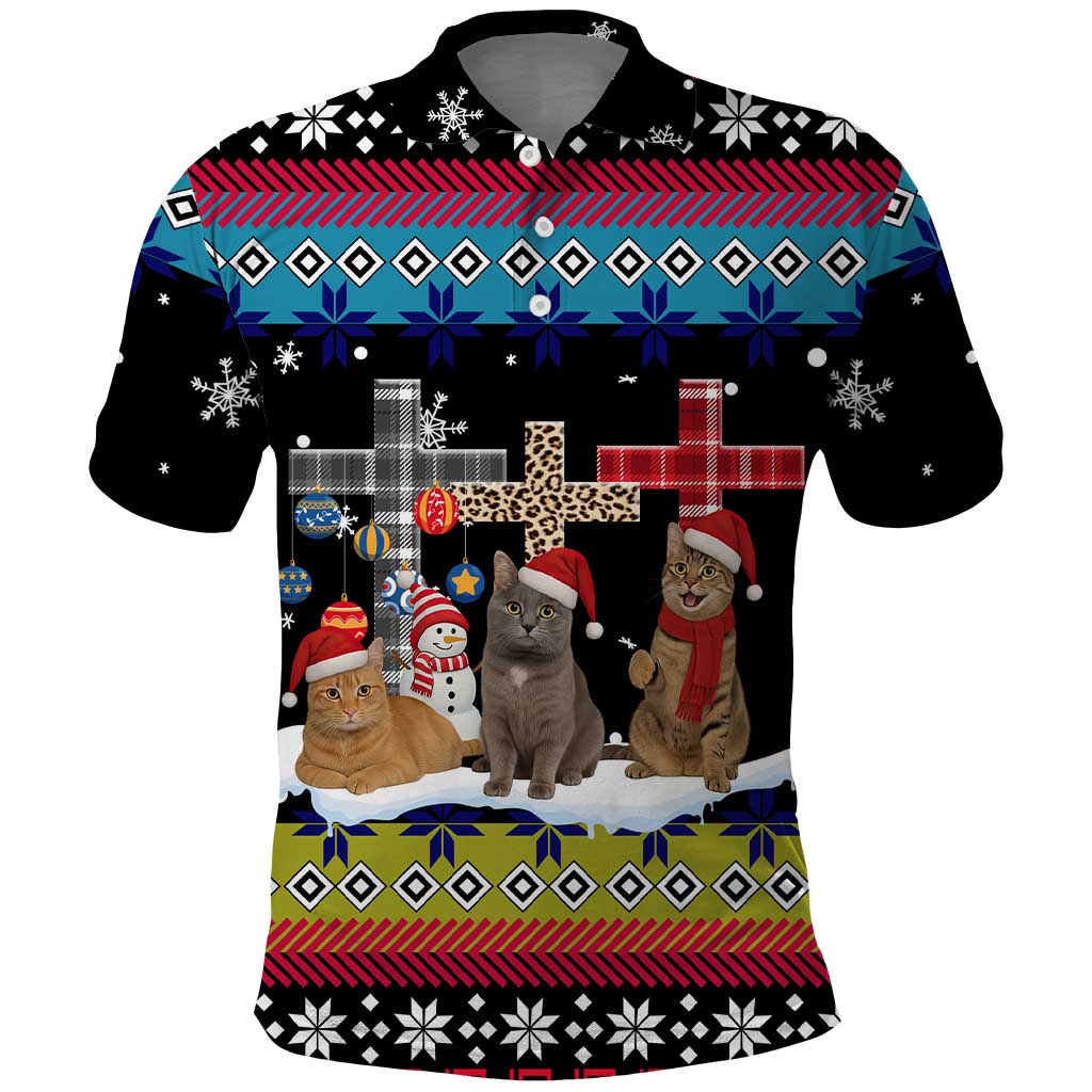 Jesus Is The Reason For The Season Christmas Polo Shirt Funny Xmas Holiday Patterns - Wonder Print Shop