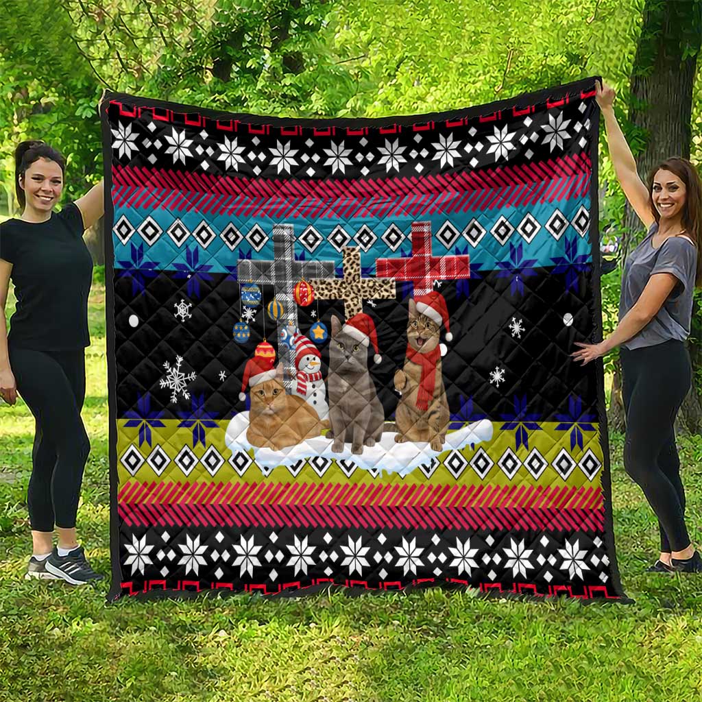 Jesus Is The Reason For The Season Christmas Quilt Funny Xmas Holiday Patterns - Wonder Print Shop