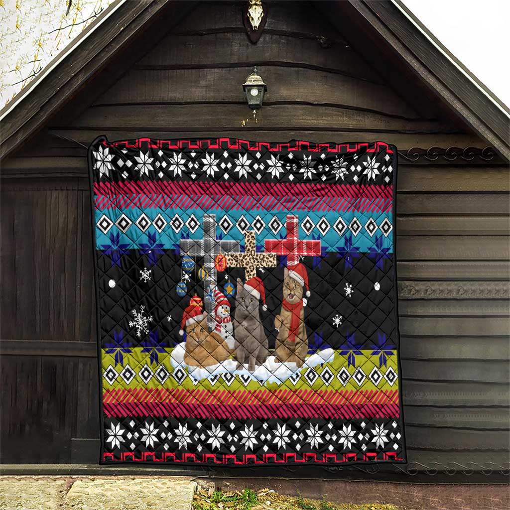 Jesus Is The Reason For The Season Christmas Quilt Funny Xmas Holiday Patterns - Wonder Print Shop