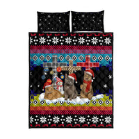 Jesus Is The Reason For The Season Christmas Quilt Bed Set Funny Xmas Holiday Patterns - Wonder Print Shop