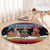Jesus Is The Reason For The Season Christmas Round Carpet Funny Xmas Holiday Patterns - Wonder Print Shop