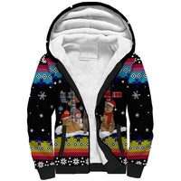 Jesus Is The Reason For The Season Christmas Sherpa Hoodie Funny Xmas Holiday Patterns - Wonder Print Shop