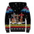 Jesus Is The Reason For The Season Christmas Sherpa Hoodie Funny Xmas Holiday Patterns - Wonder Print Shop