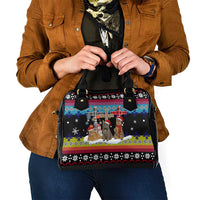 Jesus Is The Reason For The Season Christmas Shoulder Handbag Funny Xmas Holiday Patterns - Wonder Print Shop