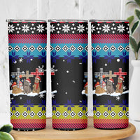 Jesus Is The Reason For The Season Christmas Skinny Tumbler Funny Xmas Holiday Patterns - Wonder Print Shop